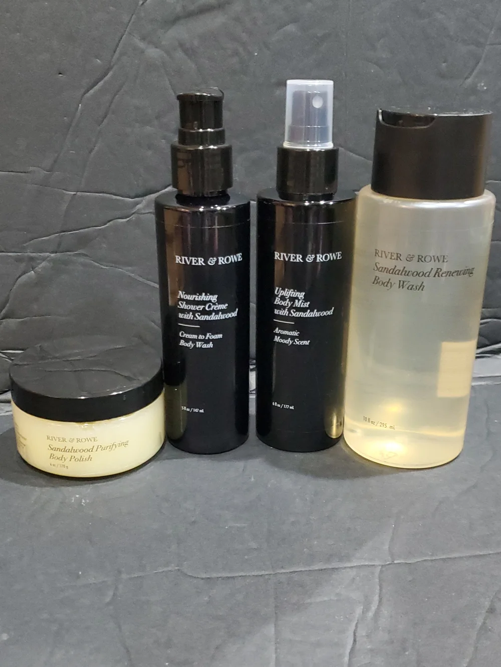 4piece nourishing Sandalwood infused skincare set brand new